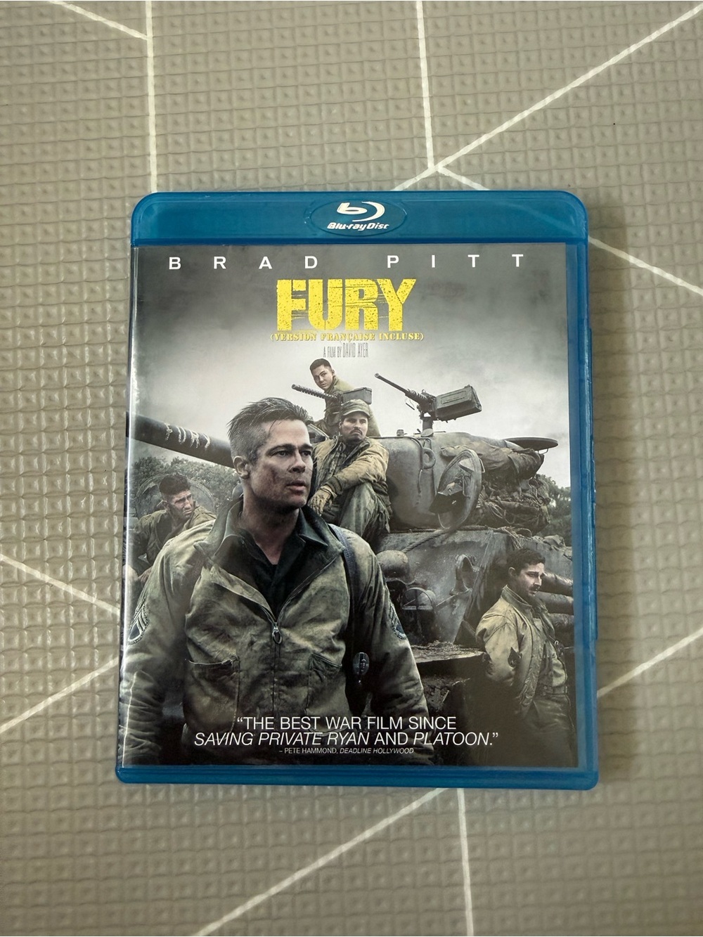 Fury Blu Ray